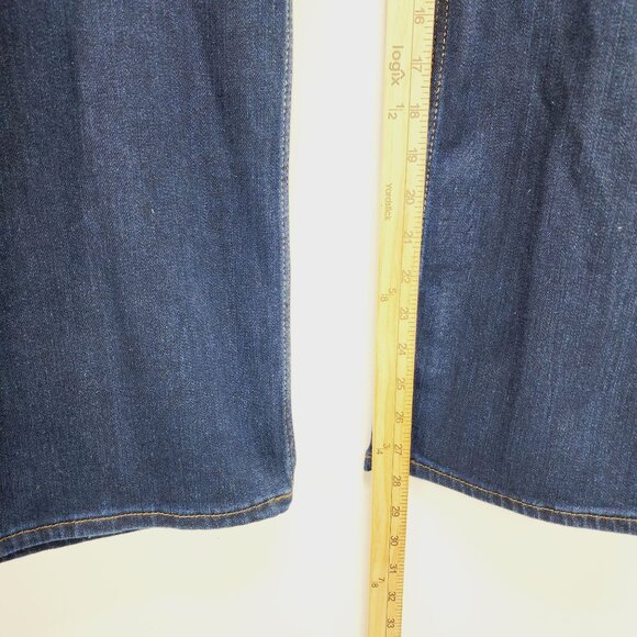 Lee Womens jeans Regular Fit Straight Leg Mid Rise stretch  24 M plus size - Picture 11 of 13